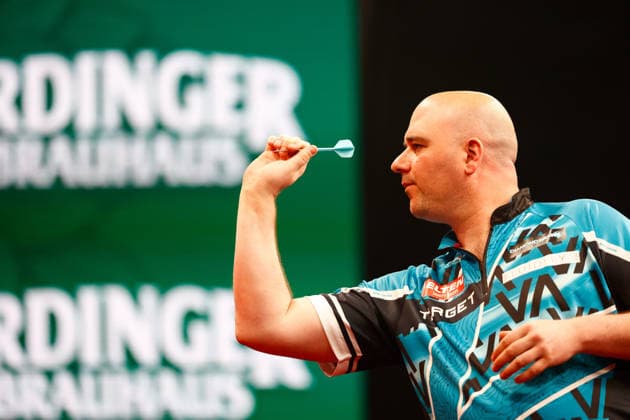 DARTS - PDC, Austrian Darts Open GRAZ,AUSTRIA,10.MAY.26 - DARTS - PDC European Tour, Austrian Darts Open. Image shows Rob Cross (ENG).  GEPAxpictures xJamesxDoak