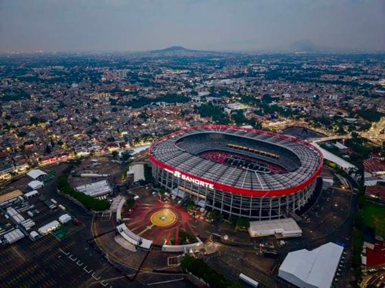 (260511) -- MEXICO CITY, May 11, 2026 -- This is a drone photo of the Azteca Stadium, the venue for the opening match of the 2026 FIFA World Cup, WM, Weltmeisterschaft, Fussball taken on May 10, 2026, in Mexico City, capital of Mexico. Mexico is set to cohost the 2026 FIFA World Cup in June and July of this year, along with the United States and Canada, becoming the first country in the world to host three World Cup tournaments. ) (SP)MEXICO-MEXICO CITY-2026 FIFA WORLD CUP-ONE MONTH COUNTDOWN LixMuzi