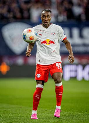 Leipzigs Yan Diomande Soccer 1 Bundesliga, Matchday 31 RB Leipzig 1 FC Union Berlin 24 April 2026 Leipzig, Red Bull Arena RB Leipzig 1 FC Union Berlin
