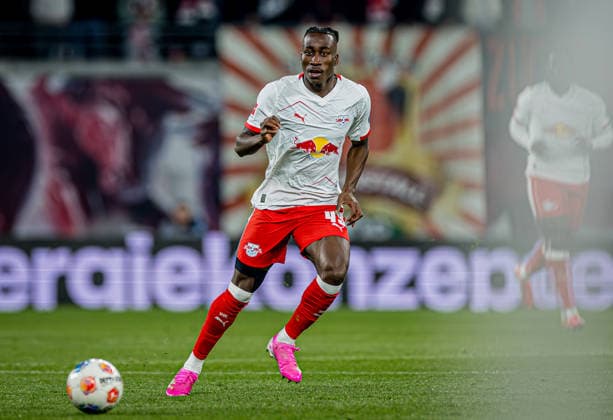 Leipzigs Yan Diomande Soccer 1 Bundesliga, Matchday 31 RB Leipzig 1 FC Union Berlin 24 April 2026 Leipzig, Red Bull Arena RB Leipzig 1 FC Union Berlin