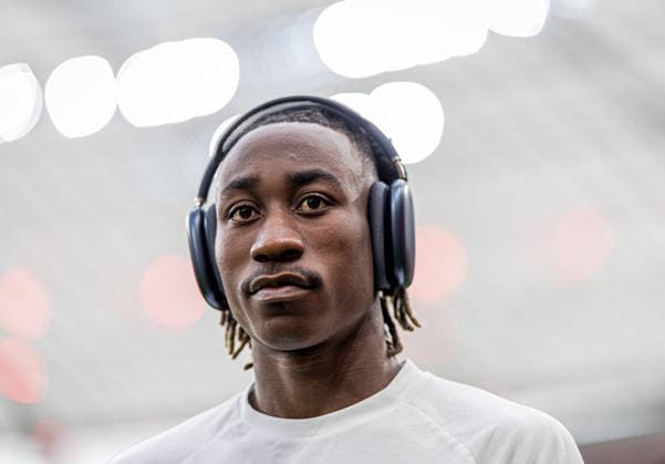 Pitch Walk, Leipzigs Yan Diomande Soccer 1 Bundesliga, Matchday 32 Bayer 04 Leverkusen RB Leipzig 4 1 2 May 2026 Leverkusen, BayArena Bayer 04 Leverkusen RB Leipzig 4 1