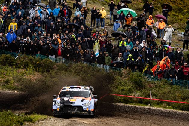 IPA84554719 - Driver Adrien Fourmaux And Co-Driver Alexandre Coria Of The Hyundai Shell Mobis World Rally Team, Hyundai i20 N Rally1,They Face ,2nd The Day Of The Race During Fia World Rally Championship WRC, Motorsport Rallye, WM Vodafone Rally De Portugal 2026 09 May Matosinhos, Portugal  Copyright: xLucaxBarsali IPAxSportx xx 84554719