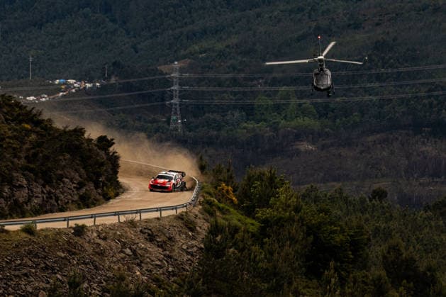 IPA84554717 - Driver Sami Pajari And Co-Driver Marko Salminen Of The Team Toyota Gazoo Racing Wrt,Toyota Gr Yaris Rally1 ,They Face , 3rd Day Of The Race During Fia World Rally Championship WRC, Motorsport Rallye, WM Vodafone Rally De Portugal 2026 10 May Matosinhos, Portugal Copyright: xLucaxBarsali IPAxSportx xx 84554717