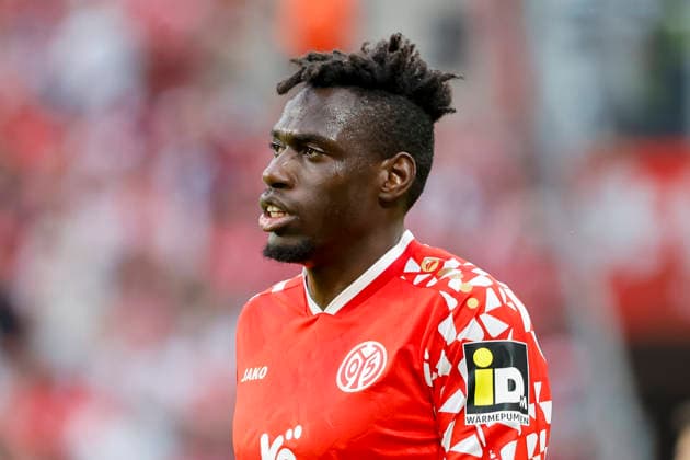 Danny da Costa 1 FSV Mainz, 21 , Germany, Football, 1 Bundesliga, 33 Matchday, 2025 2026, 1 FSV Mainz vs 1 FC Union Berlin, 10 05 2026, Mainz Mewa Arena Baden Württemberg Germany Copyright: xGrantxHubbsx
