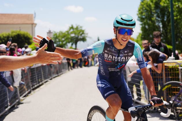 Portugal™s Afonso Oliveira Eulalio of Bahrain Victorious during Stage 4 of the Giro d™Italia, from Catanzaro to Cosenza, Italy, Tuesday, May 12, 2026.  Copyright: xMassimoxPaolone LaPressex