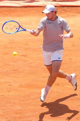 Casper Ruud of Norway during the match against Lorenzo Musetti of Italy at the Internazionali BNL d Italia 2026 tennis tournament at Foro Italico in Rome (Italy) on May, 12, 2026. AntoniettaxBaldassarre