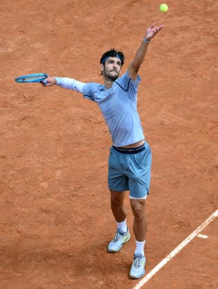 May 12, 2026, Rome: Lorenzo Musetti of Italy in action during his men s singles match against Casper Ruud of Norway (not pictured) at the Italian Open tennis tournament in Rome, Italy, 12 May 2026. ANSA ETTORE FERRARI Italian Open Tennis Tournament  - ZUMAa110 20260512_zaf_a110_008 Copyright: xEttorexFerrarix