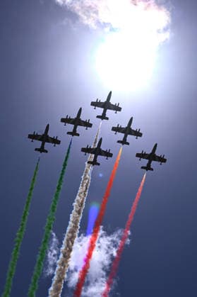 Dc Roma 12 05 2026 - Internazionali BNL d™Italia foto Domenico Cippitelli Image nella foto: Frecce Tricolori 