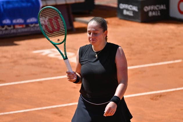 Foto IPP Cavaliere Emiliano. Roma 12 05 2026. Tennis Internazionali d Italia 2026. Nella foto: Jelena Ostapenko. Italy Photo Press - World Copyright italy ITALY  Copyright: xR4924_italyphotopressx