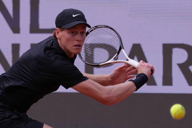 Jannik Sinner during the match between Jannik Sinner (ITA) vs Andrea Pellegrino (ITA) at the Italian Open in Rome, Tuesday, May 12, 2026. (Alfredo Falcone LaPresse)  Copyright: xAlfredoxFalcone LaPressex