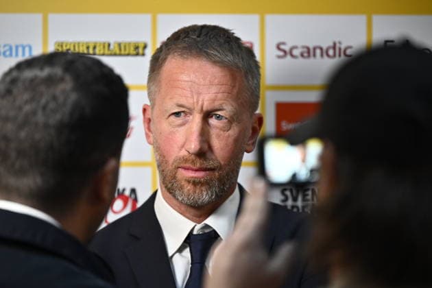 STOCKHOLM, SWEDEN 20260512 National team captain Graham Potter presents Swedens squad for the World Cup at a press conference at Posthuset on Tuesday STOCKHOLM SWEDEN x10430x  Copyright: xChristinexOlsson TTx SWEDEN S 2026 WORLD CUP SQUAD