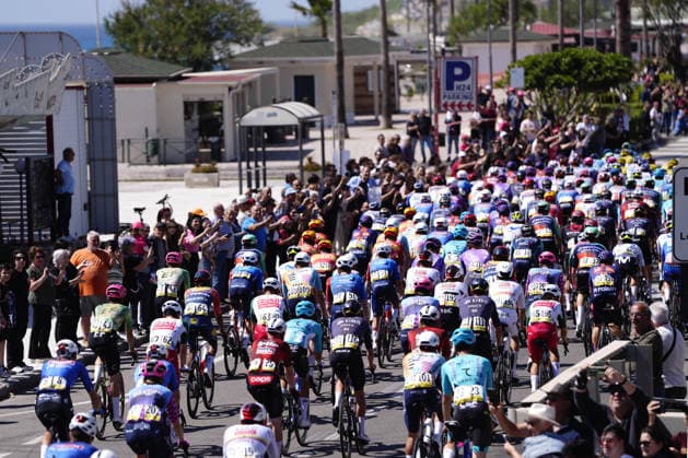 The race during Stage 4 of the Giro d™Italia, from Catanzaro to Cosenza, Italy, Tuesday, May 12, 2026.  Copyright: xFabioxFerrari LaPressex