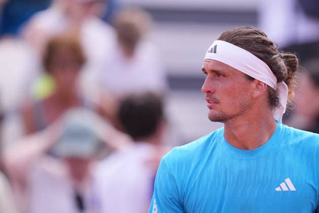 Alexander Zverev during the match between Luciano Darderi (ITA) vs Alexander Zverev (GER) at the Italian Open in Rome, Tuesday, May 12, 2026. (Alfredo Falcone LaPresse)  Copyright: xAlfredoxFalcone LaPressex