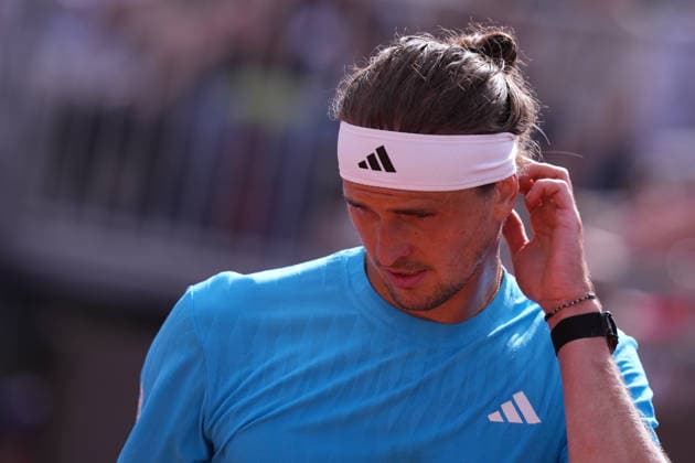 Alexander Zverev during the match between Luciano Darderi (ITA) vs Alexander Zverev (GER) at the Italian Open in Rome, Tuesday, May 12, 2026. (Alfredo Falcone LaPresse)  Copyright: xAlfredoxFalcone LaPressex