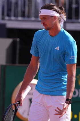 Alexander Zverev during the match between Luciano Darderi (ITA) vs Alexander Zverev (GER) at the Italian Open in Rome, Tuesday, May 12, 2026. (Alfredo Falcone LaPresse)  Copyright: xAlfredoxFalcone LaPressex