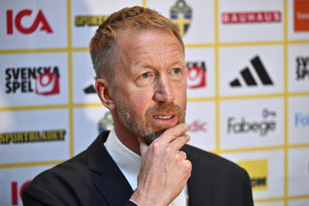 STOCKHOLM, SWEDEN 20260512 National team captain Graham Potter presents Swedens squad for the World Cup at a press conference at Posthuset on Tuesday STOCKHOLM SWEDEN x10430x  Copyright: xChristinexOlsson TTx SWEDEN S 2026 WORLD CUP SQUAD