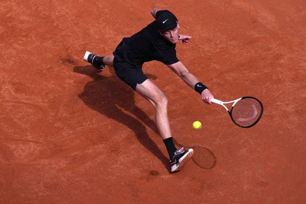 Jannik Sinner during the match between Jannik Sinner (ITA) vs Andrea Pellegrino (ITA) at the Italian Open in Rome, Tuesday, May 12, 2026. (Alfredo Falcone LaPresse)  Copyright: xAlfredoxFalcone LaPressex