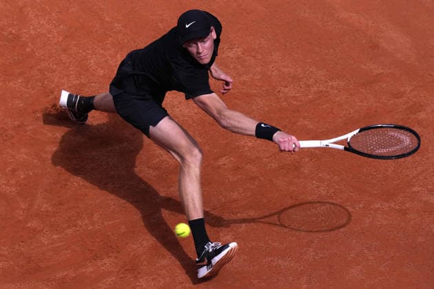 Jannik Sinner during the match between Jannik Sinner (ITA) vs Andrea Pellegrino (ITA) at the Italian Open in Rome, Tuesday, May 12, 2026. (Alfredo Falcone LaPresse)  Copyright: xAlfredoxFalcone LaPressex