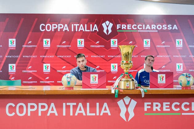 Conferenza Stampa Coppia Italia, Inter con Cristian Chivu Lautaro Martinez. MartedÃ¬ 12 Maggio 2026. News  Copyright: xValentinaxStefanelli LaPressex