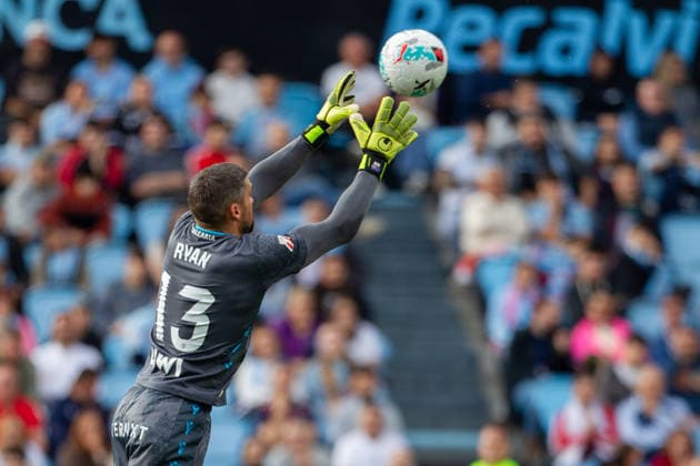ESP LaLiga EA Sports Celta de Vigo v Levante UD Mathew Ryan of Levante during LaLiga EA Sports, between Celta Vigo v Levante UD played at Abanca Balaidos stadium in Vigo, Pontevedra on May 12th, 2026 in Spain Spain Soccer Copyright: xAgenciaxLOFx