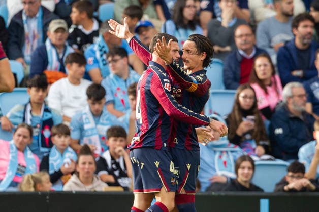 ESP LaLiga EA Sports Celta de Vigo v Levante UD Adrian de la Fuente scores goal to Levante during LaLiga EA Sports, between Celta Vigo v Levante UD played at Abanca Balaidos stadium in Vigo, Pontevedra on May 12th, 2026 in Spain Spain Football Copyright: xAgenciaxLOFx