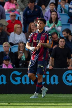 ESP LaLiga EA Sports Celta de Vigo v Levante UD Victor Garcia Raja of Levante during LaLiga EA Sports, between Celta Vigo v Levante UD played at Abanca Balaidos stadium in Vigo, Pontevedra on May 12th, 2026 in Spain Spain Football Copyright: xAgenciaxLOFx