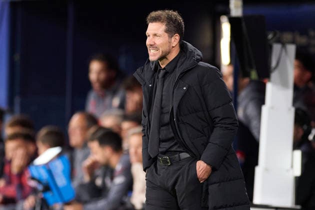 May 12, 2026, Pamplona, Navarra, SPAIN: Diego Pablo Cholo Simeone head coach of Atletico de Madrid looks on during the LaLiga EA Sports match between CA Osasuna and Atletico de Madrid at El Sadar on May 12, 2026, in Pamplona, Spain. Pamplona SPAIN - ZUMAa181 20260512_zaa_a181_147 Copyright: xRicardoxLarreinax