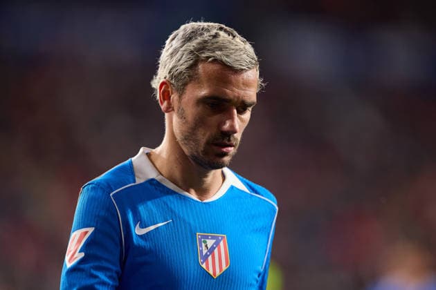 May 12, 2026, Pamplona, Navarra, SPAIN: Antoine Griezmann of Atletico de Madrid reacts during the LaLiga EA Sports match between CA Osasuna and Atletico de Madrid at El Sadar on May 12, 2026, in Pamplona, Spain. CA Osasuna V Atletico De Madrid - LaLiga EA Sports  - ZUMAa181 20260512_zaa_a181_157 Copyright: xRicardoxLarreinax