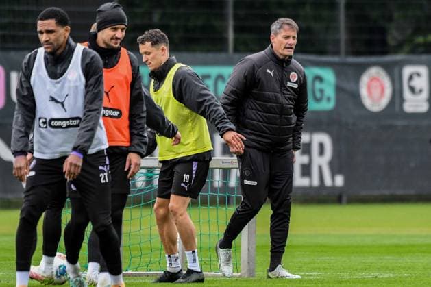 Football, 1st BL, FC St. Pauli Training