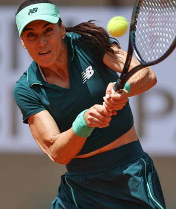 260512 -- ROME, May 12, 2026 -- Sorana Cirstea hits a return during the women s singles quarter final match between Sorana Cirstea of Romania and Jelena Ostapenko of Latvia at the WTA, Tennis Damen Italian Open in Rome, Italy, May 12, 2026. SPITALY-ROME-TENNIS-WTA-ITALIAN OPEN-WOMEN S SINGLES WangxKaiyan  (SP)ITALY-ROME-TENNIS-WTA-ITALIAN OPEN-WOMEN S SINGLES IMAGO WangxKaiyan  imago images 0856369935