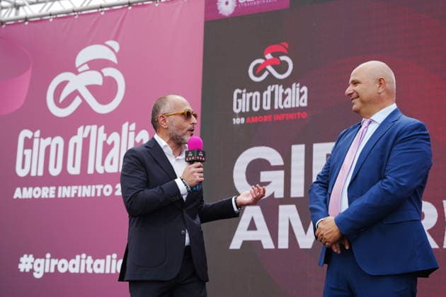 Municipal Councilor and Mayor of Praia a Mare during Stage 5 of the Giro d™Italia, from Praia a Mare to Potenza, Italy, Wednesday, May 13, 2026.  Copyright: xMassimoxPaolone LaPressex