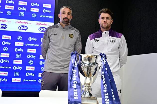 Football, Belgian Cup Final, RSC Anderlecht press conference