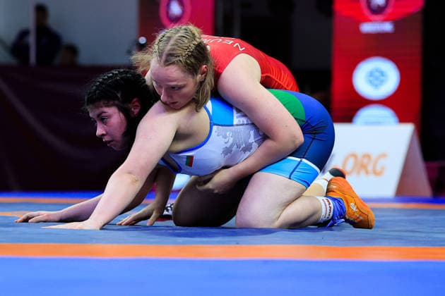 U17 Wrestling European Championships 65kg WW Irma Neumann GER df Boryana Todorova Borisova BUL Copyright: xKostadinxAndonov xUnitedxWorldxWrestlingx Kostadin Andonov United World Wrestling