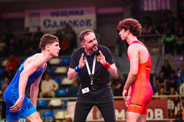 U17 Wrestling European Championships 60kg GR Georgi Petrov Markov BUL df Christiano Liebzeit GER