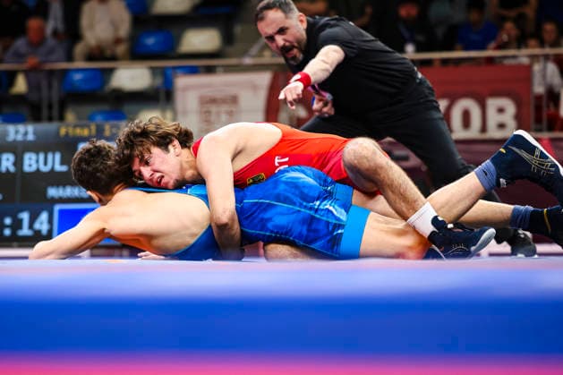 U17 Wrestling European Championships 60kg GR Georgi Petrov Markov BUL df Christiano Liebzeit GER