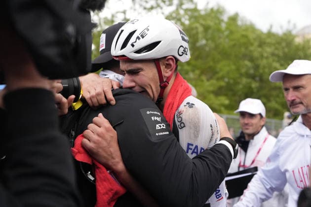 Spain™s Igor Arrieta Lizarraga of UAE Team Emirates XRG winner of the stage during Stage 5 of the Giro d™Italia, from Praia a Mare to Potenza, Italy, Wednesday, May 13, 2026.  Copyright: xFabioxFerrari LaPressex
