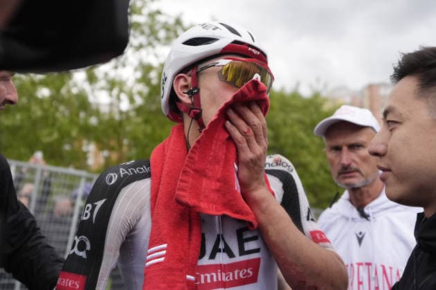 Spain™s Igor Arrieta Lizarraga of UAE Team Emirates XRG winner of the stage during Stage 5 of the Giro d™Italia, from Praia a Mare to Potenza, Italy, Wednesday, May 13, 2026.  Copyright: xFabioxFerrari LaPressex