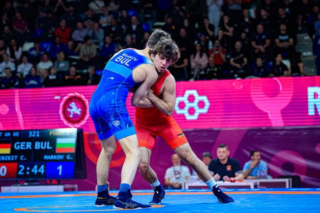 U17 Wrestling European Championships 60kg GR Georgi Petrov Markov BUL df Christiano Liebzeit GER