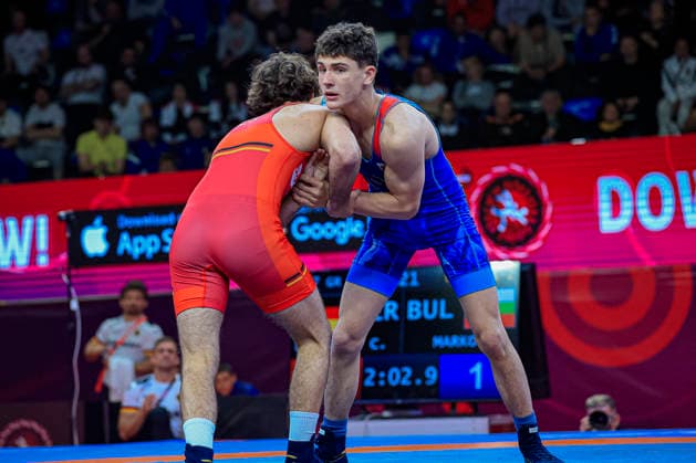 U17 Wrestling European Championships 60kg GR Georgi Petrov Markov BUL df Christiano Liebzeit GER
