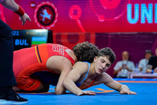 U17 Wrestling European Championships 60kg GR Georgi Petrov Markov BUL df Christiano Liebzeit GER
