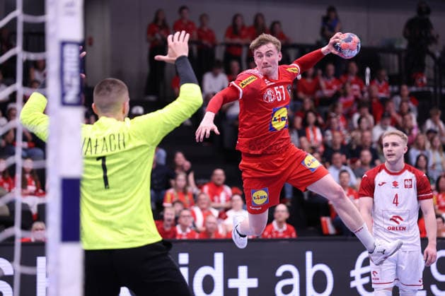HANDBALL - IHF WC quali, AUT vs POL GRAZ,AUSTRIA,13.MAY.26 - HANDBALL - IHF World Championship, WM, Weltmeisterschaft 2027, European qualification, play off, OEHB international match, Länderspiel, Nationalmannschaft Austria vs Poland. Image shows Jakob Nigg (Austria). GEPAxpictures xChrisxBauer