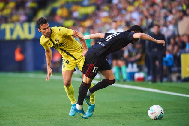 Ruben Vargas Sevilla FC and Alfonso Pedraza Villarreal CF during the LaLiga EA Sports match between Villarreal CF and Sevilla FC at Estadio de la Ceramica on May 13, 2026 in Villarreal, Spain Photo by Maria Jose Segovia DeFodi Images