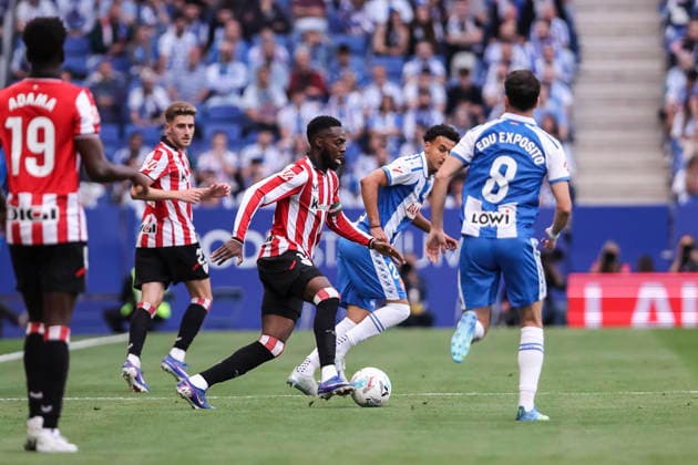May 13, 2026, Cornella, Barcelona, SPAIN: Inaki Williams of Athletic Club in action during the Spanish league, LaLiga EA Sports, football match played between RCD Espanyol and Athletic Club at RCDE Stadium on May 13, 2026 in Cornella, Spain. Cornella SPAIN - ZUMAa181 20260513_zaa_a181_038 Copyright: xJavierxBorregox