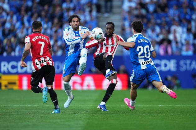 La Liga EA Sports match between RCD Espanyol and Athletic Club de Bilbao played at RCDE Stadium on May 13, 2026 in Barcelona, Spain. (Photo by Bagu Blanco PRESSINPHOTO) Copyright: xBaguxBlancox xPRESSINPHOTOx