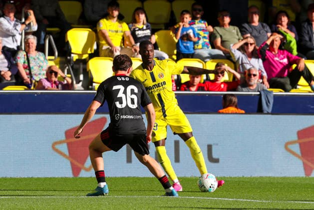 May 13, 2026, Villarreal, Castellon, SPAIN: Nicolas Pepe of Villarreal CF in action during the Spanish league, LaLiga EA Sports, football match played between Villarreal CF and Sevilla FC at La Ceramica stadium on May 13, 2026, in Villarreal, Spain. Villarreal SPAIN - ZUMAa181 20260513_zaa_a181_052 Copyright: xIvanxTerronx