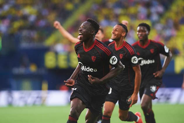 Akor Adams Sevilla FC during the LaLiga EA Sports match between Villarreal CF and Sevilla FC at Estadio de la Ceramica on May 13, 2026 in Villarreal, Spain Photo by Maria Jose Segovia DeFodi Images
