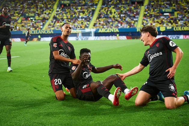 Akor Adams Sevilla FC during the LaLiga EA Sports match between Villarreal CF and Sevilla FC at Estadio de la Ceramica on May 13, 2026 in Villarreal, Spain Photo by Maria Jose Segovia DeFodi Images