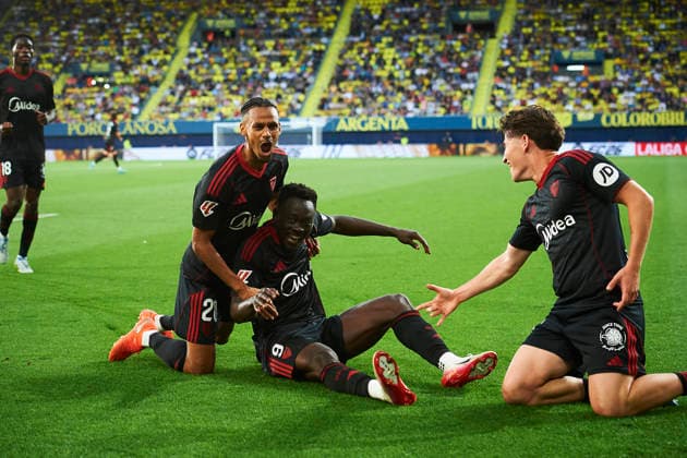 Akor Adams Sevilla FC during the LaLiga EA Sports match between Villarreal CF and Sevilla FC at Estadio de la Ceramica on May 13, 2026 in Villarreal, Spain Photo by Maria Jose Segovia DeFodi Images