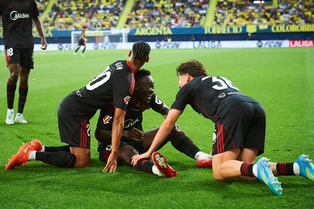 Akor Adams Sevilla FC during the LaLiga EA Sports match between Villarreal CF and Sevilla FC at Estadio de la Ceramica on May 13, 2026 in Villarreal, Spain Photo by Maria Jose Segovia DeFodi Images