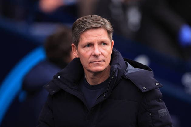 Fußball Premier League Manchester City gegen Crystal Palace 13. Mai 2026 Premier League Manchester City gegen Crystal Palace Crystal Palace Manager Oliver Glasner Foto Simon Stacpoole Abseits Manchester UK  Copyright: xSimonxStacpoolexOffside